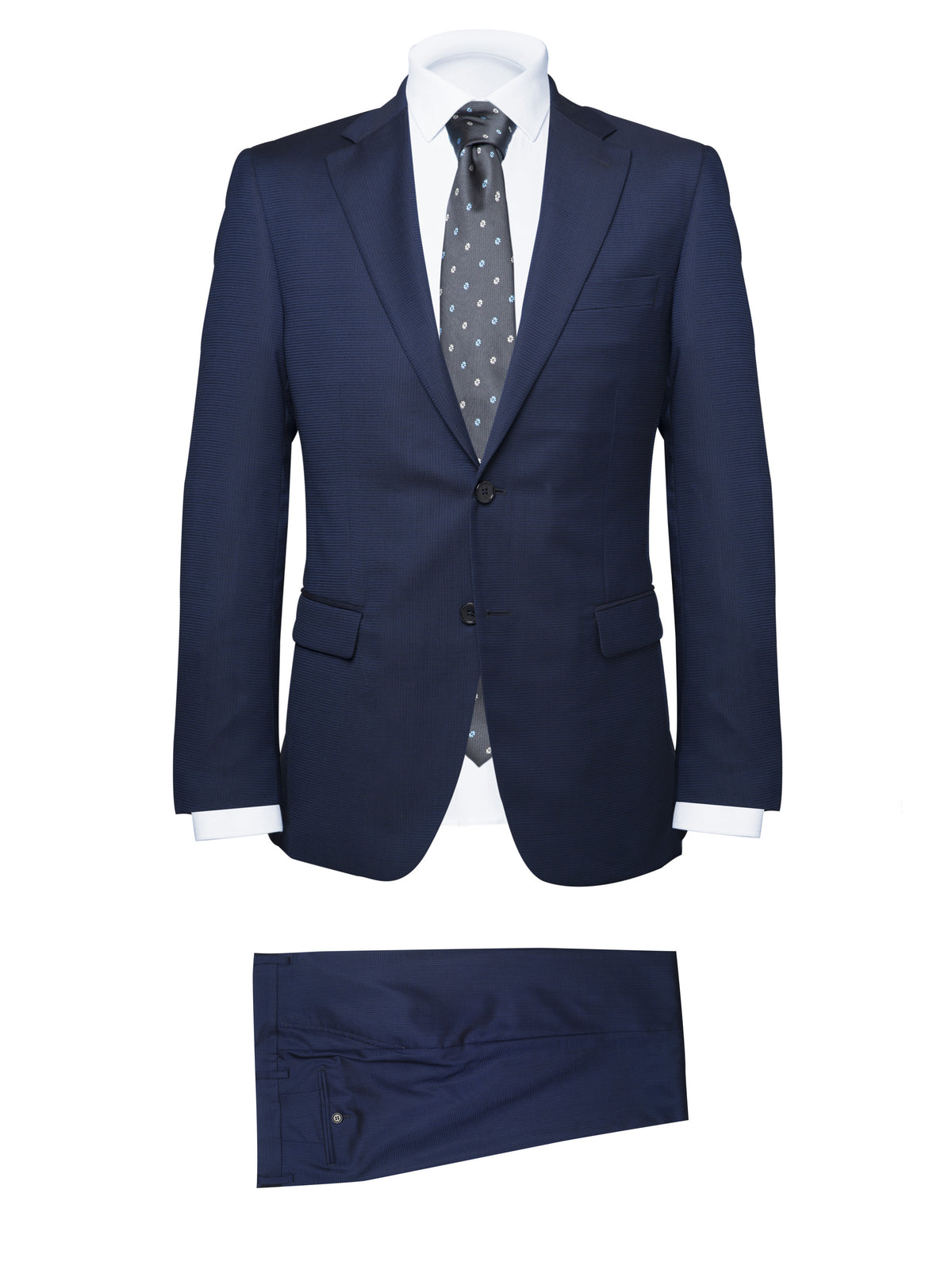 Blue Suit with Pinstripe texture | BAZOOKA