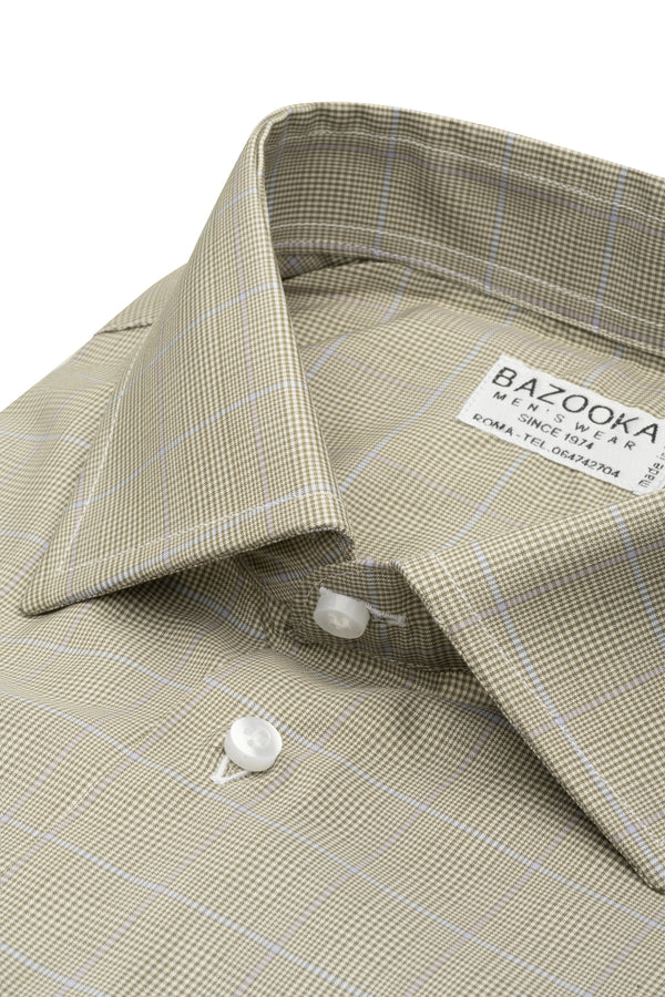 Grey Prince of Wales Shirt by Bazooka - BAZOOKA 